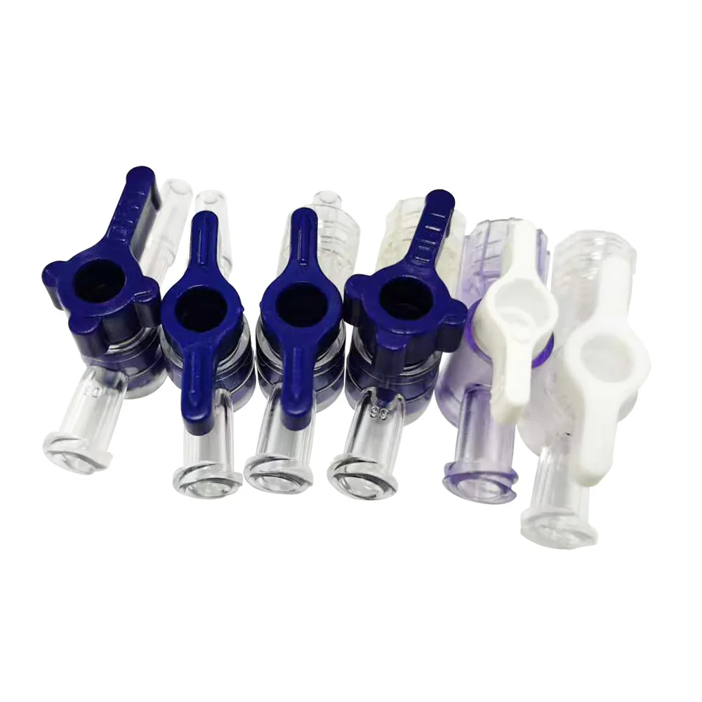 Factory Wholesale Luer Lock Syringe Connector Plastic Stopcock Valve