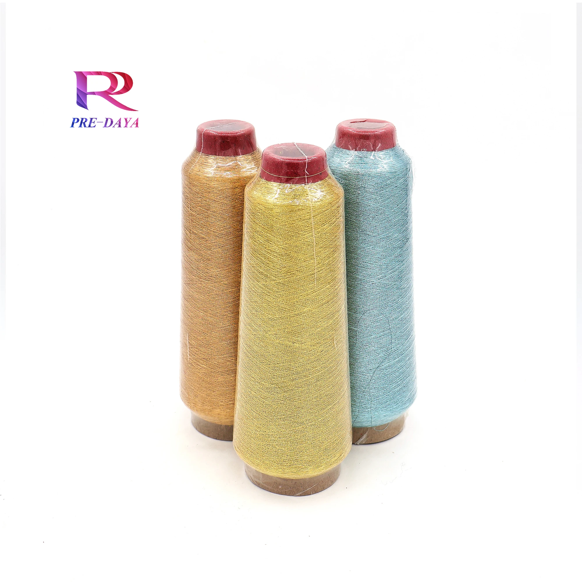 Best Price Metallic Embroidery Thread 100% Polyester Metallic Yarn Sewing Thread for Garment Accessories