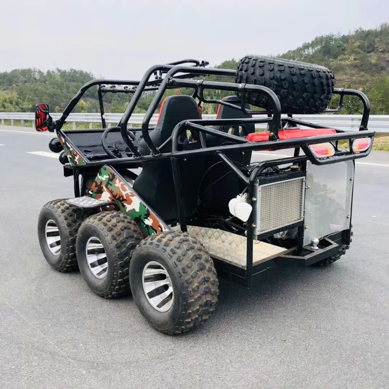 450cc шесть-колеса ATV UTV Kart Двухместный шесть-линейка колесной оси цепи повышенной проходимости горный внедорожный мотоцикл Автоматическая 4-х
