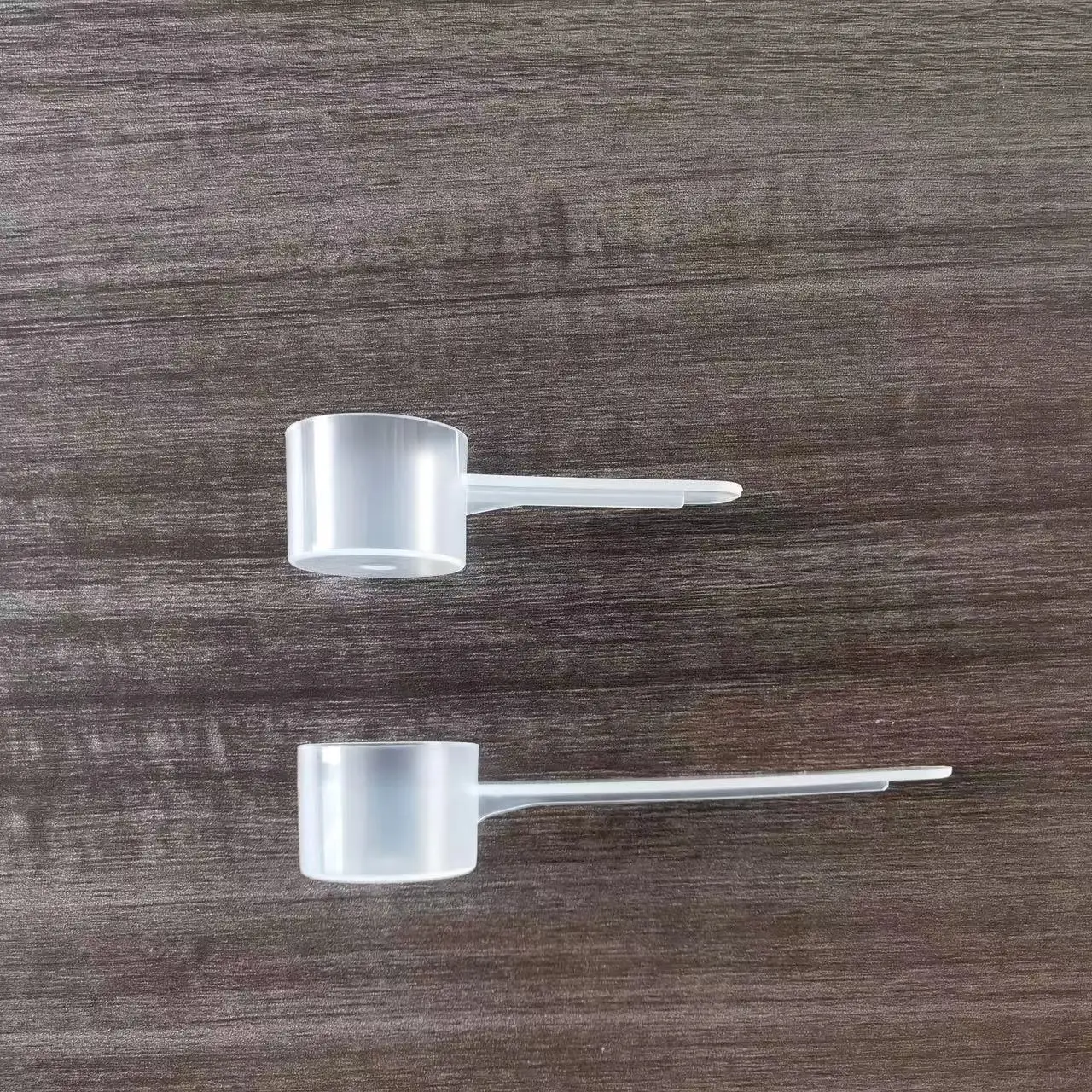 6g 12ml White Clear Plastic Measuring Spoon Scoop With Flat Bottom For Milk Powder Protein Powder Tea Salt Custom Logo