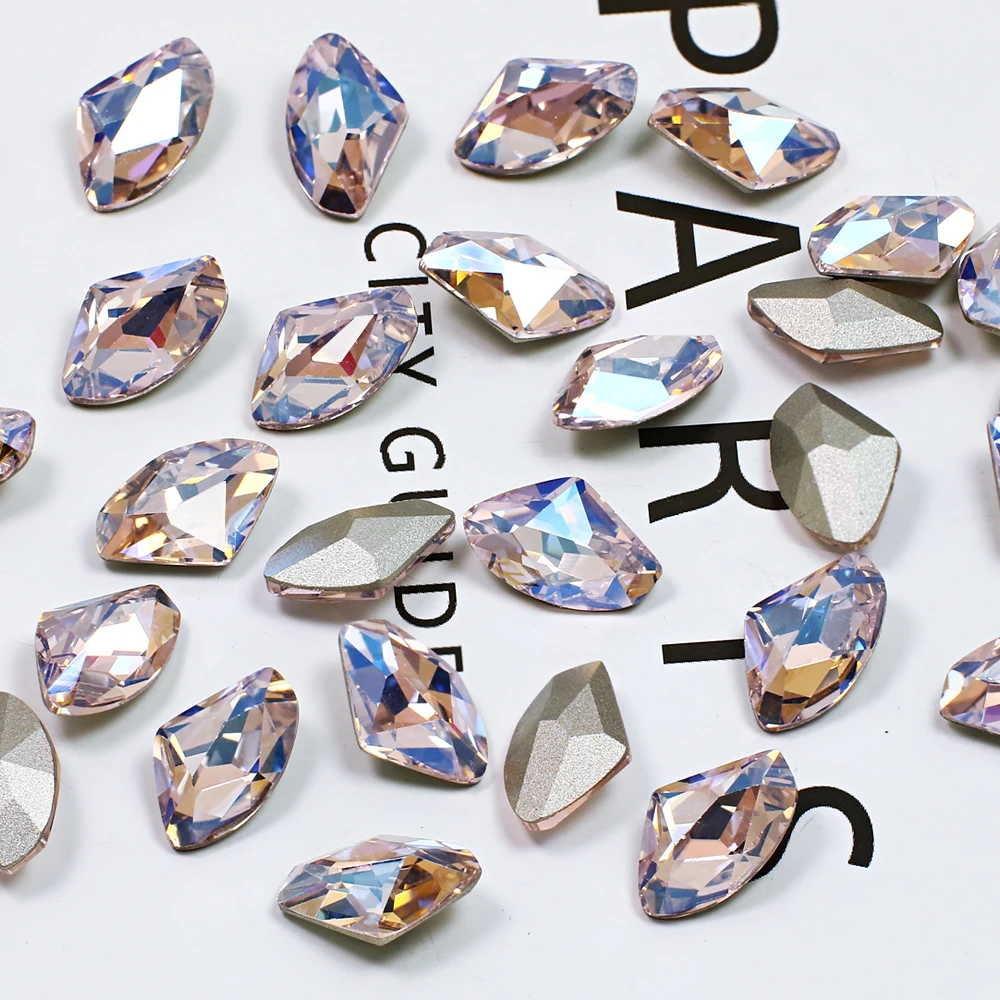 Galactic Glass Rhinestones Pointback K9 Fancy Stone Wholesale Loose Crystal Stone Beads for Jewelry Making Diy Accessories