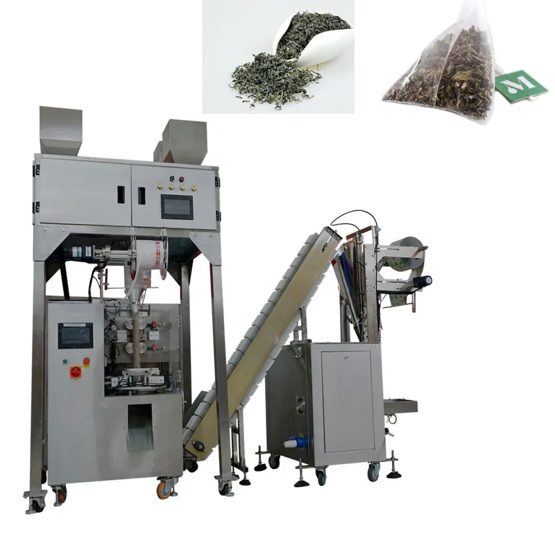 Most Popular Triangle Tea Leaf Small Making Packing Sachet Machine Flowers Tea Packing Bag Machine for sale