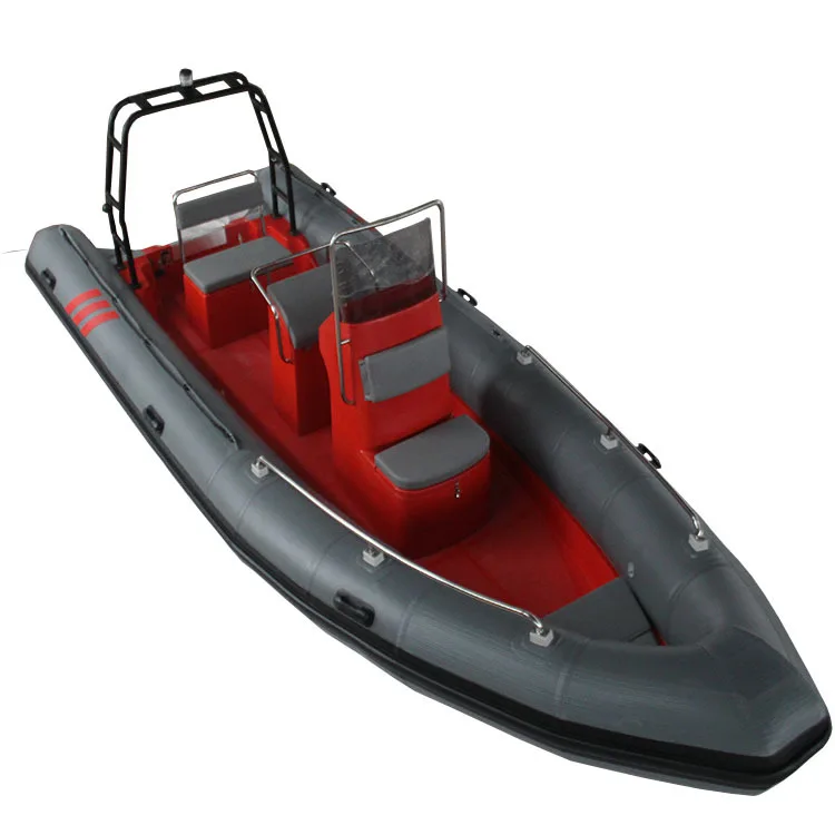 1.2mm rib660 taiwan hyaplon deep keel semi rigid hull inflatable boat for diving