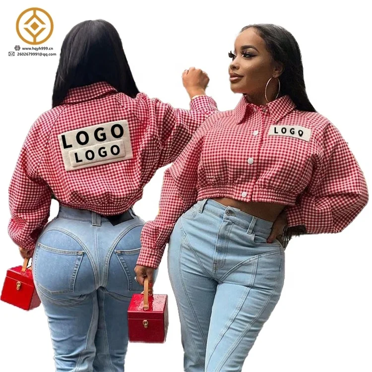 Plaid Jacket Stylish Fall Graphic Tops Girls Coat Letter Print Fashionable Long Sleeves Winter Women Hooded Zipper Down Jacket
