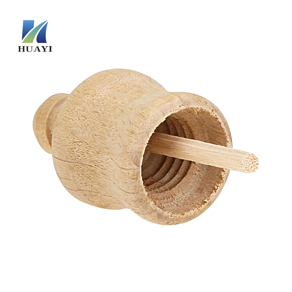 hot sale car aromatherapy  wooden lids Perfume Car Air Fresheners With Wooden Cover