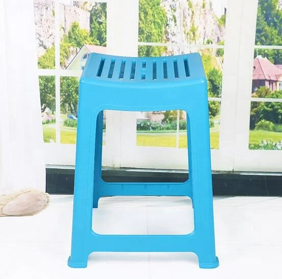Breathable Plastic Square Stackable Plastic Stool Plastic bath Stool