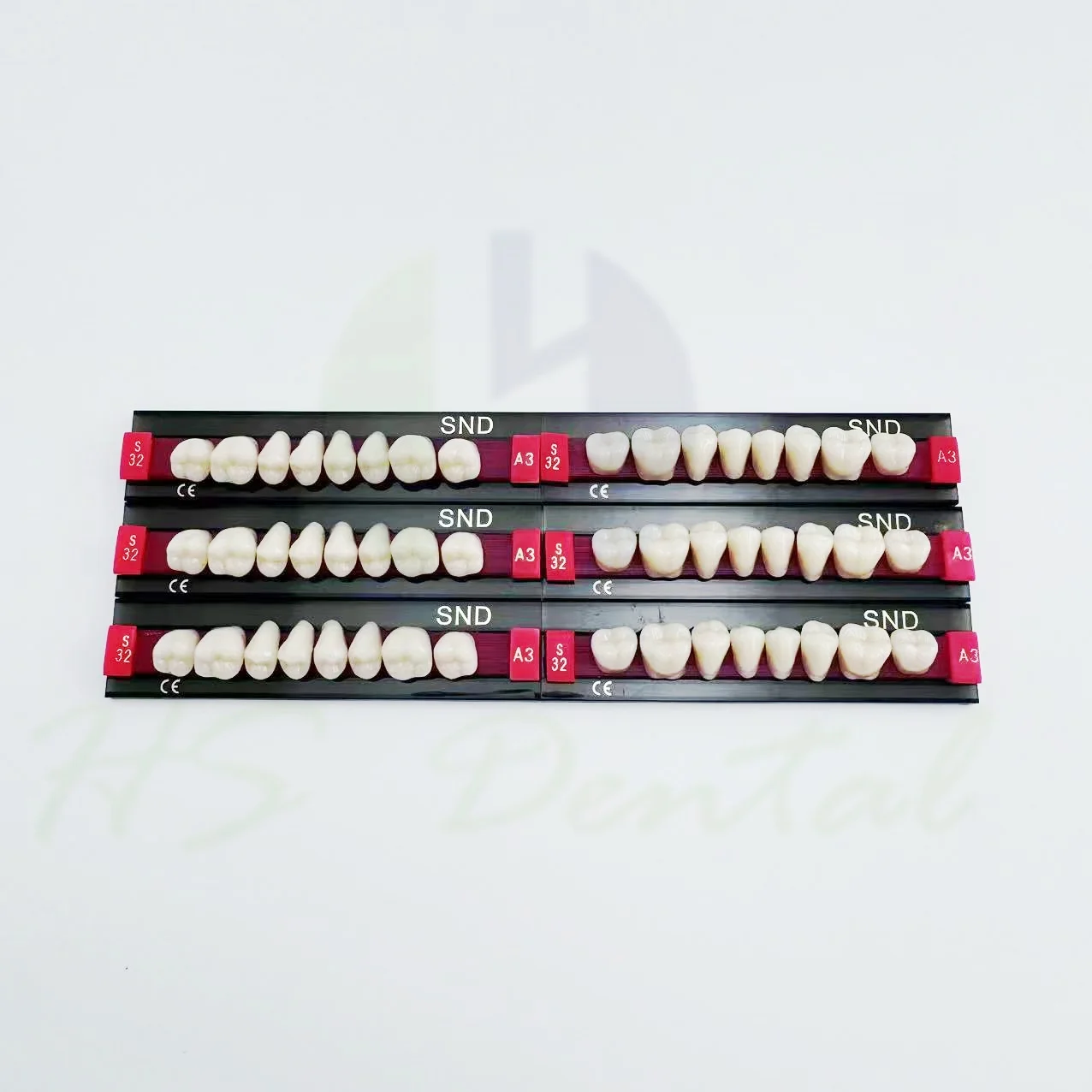 Factory price Full Mouth Acrylic Resin Teeth Dental Lab Use Resin Teeth  Acrylic Resin Teeth Dental Lab Use Three Layer