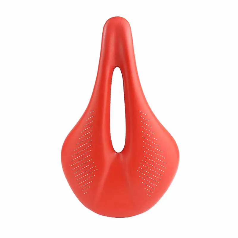 MTB Carbon Bike Saddle with Short Nose 155mm Gel Shell Leather and Carbon Fiber Material Bicycle Saddle Accessories