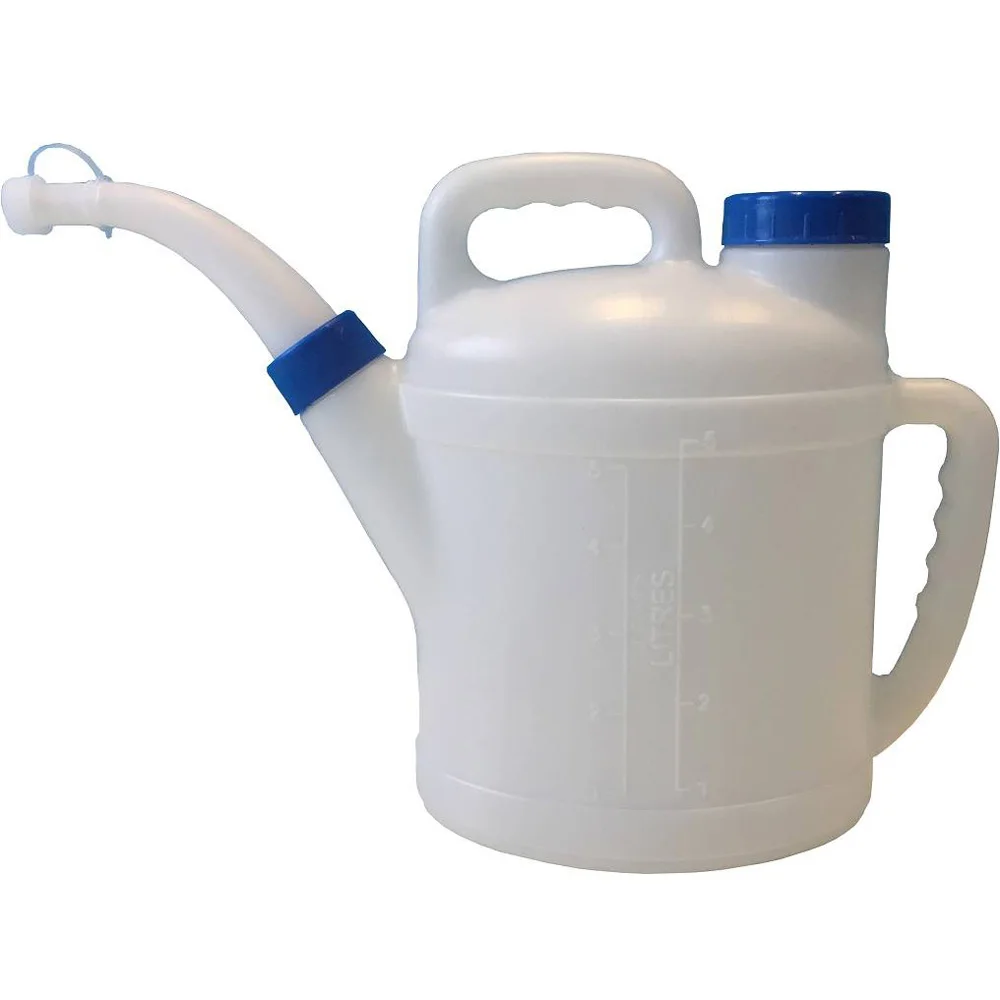 Polyethylene Measuring Jug 5 Litre Plastic Oil Dispenser with Oil Level Marking