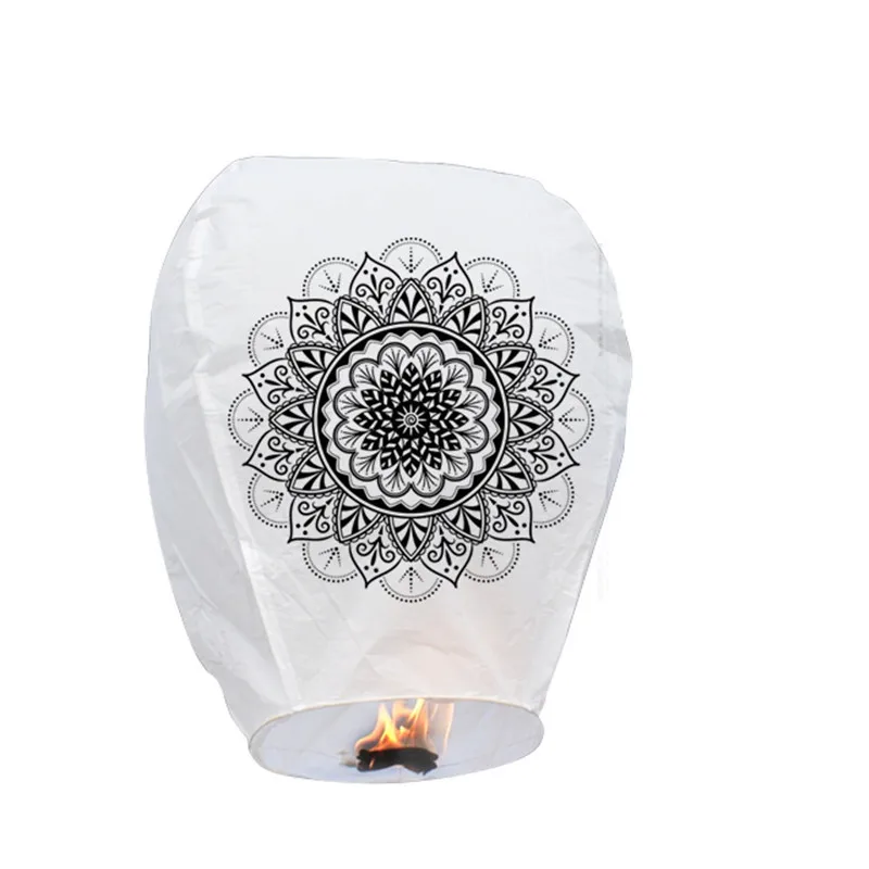 Customized printing Wishing Flying Halloween Party Chinese sky lantern for birthday  wedding decoration,christmas,