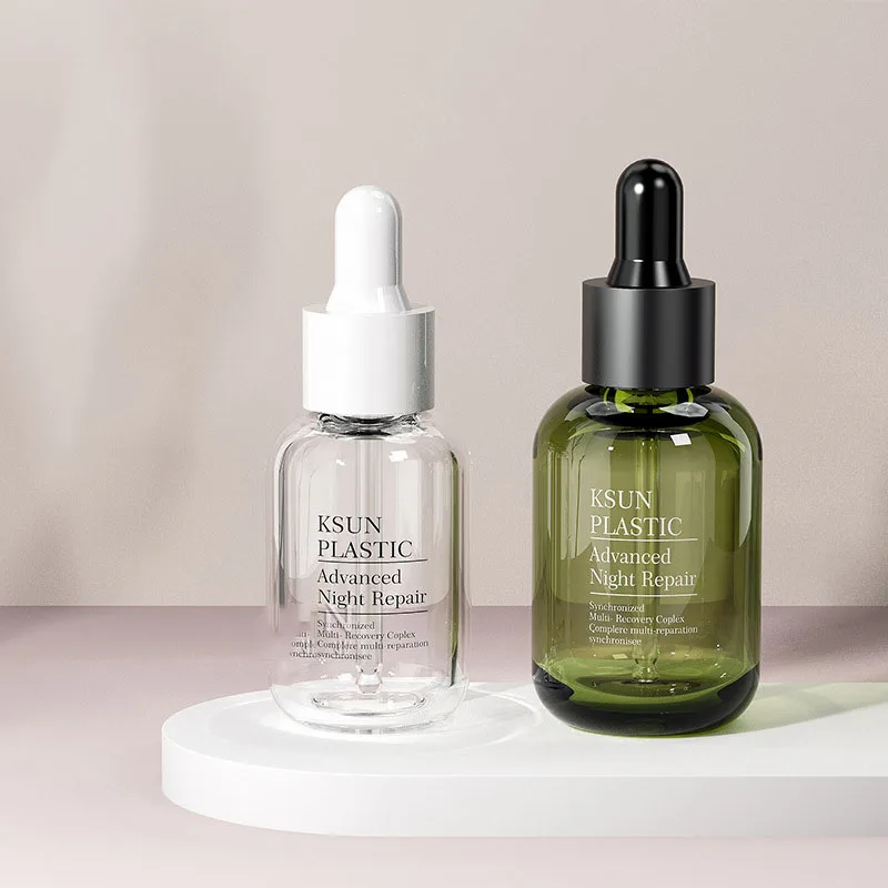 Luxury Products Skin Care Premium Cosmetic Hair Serum Plastic Oil 50ml 30ml Dropper Bottle Pipette Bottles BJ27