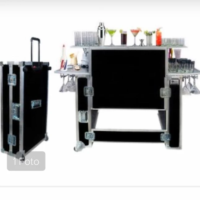 2022 Hot Sale Portable Flight case Customize Inner Design Mobile bar in  Indonesia