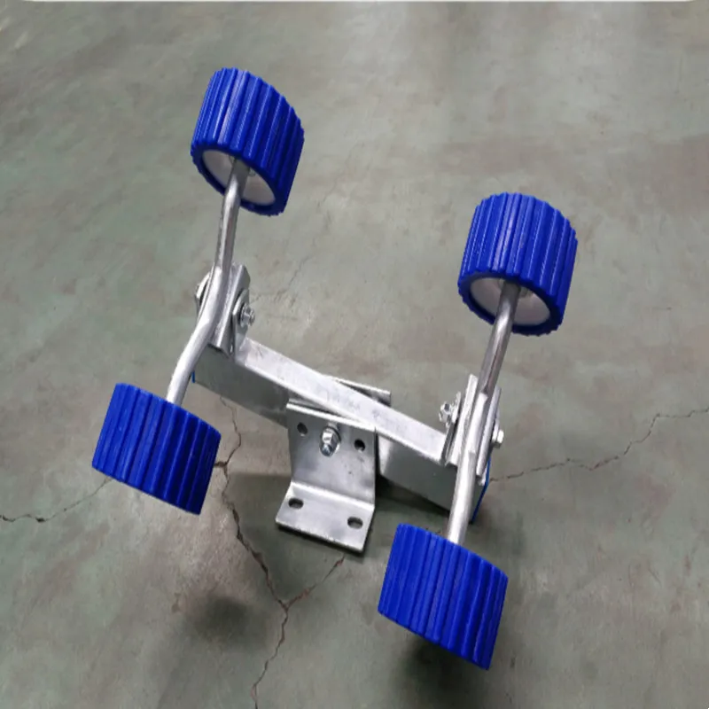 Industrial Custom wobble roller Boat Trailer rubber  PP PU  Rubber Roller Bracket for sale