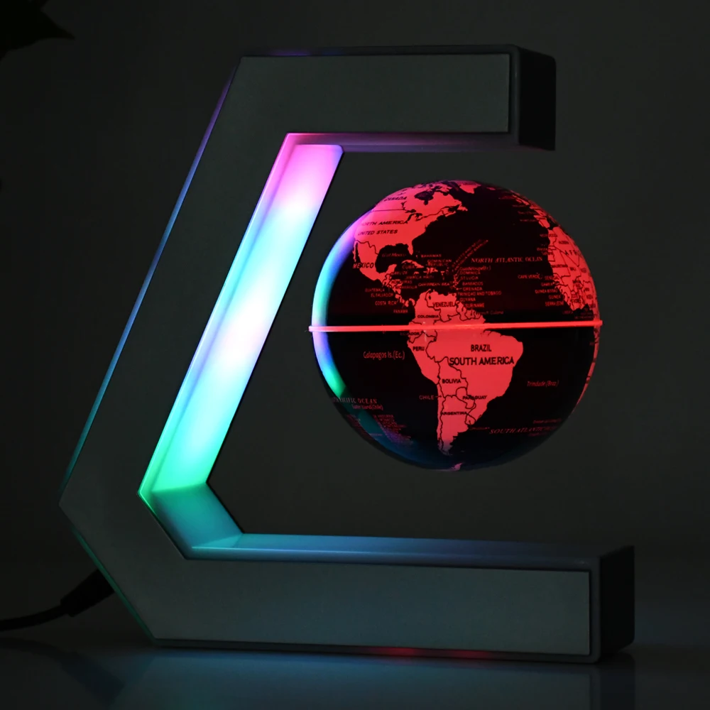 2022 lamp globe levitating globe magnetic floating globe with lighting