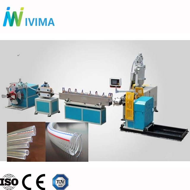 steel reinforced PVC hose making machine/Suction pipe / tube production line