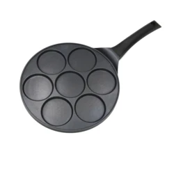 Cheap Custom Bottom Covering Quiche Pancake Pan Maker Non Stick Baking Mini Frying Pancake Pan