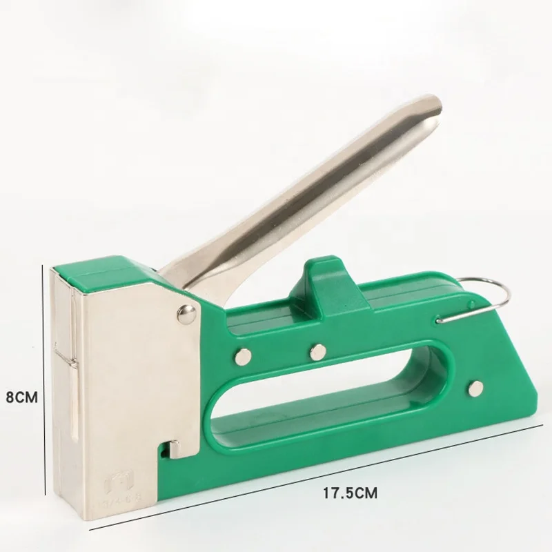 Colorful standard pressure nail tacker stapler gun furniture wood fram staple gun nail gun