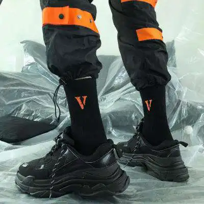 Custom Socks Design Own Logo Crew Socks No Minimum Order Private Your Label Bamboo Cotton Black Man Sport Sock Elite calcetines