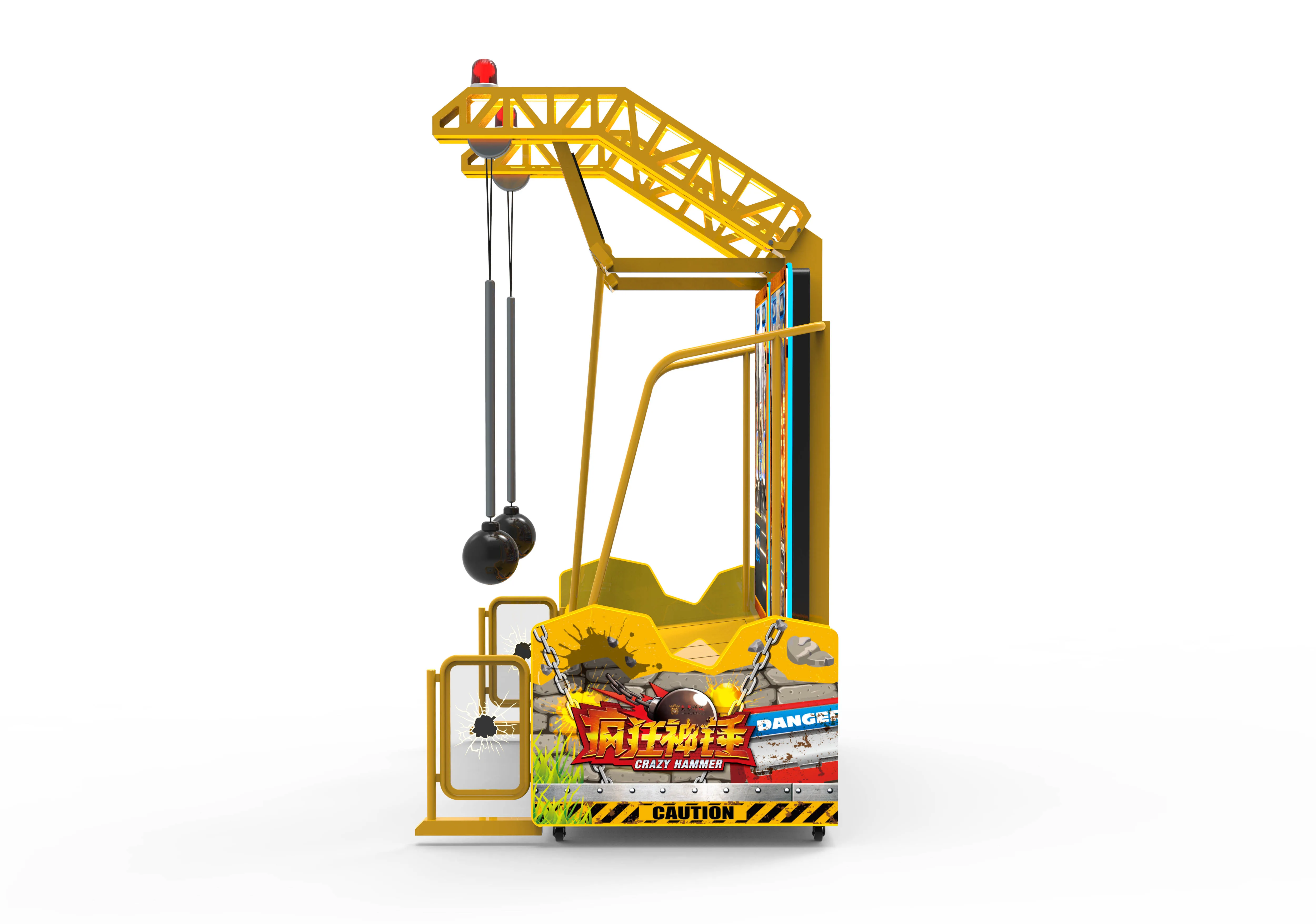 Crazy Hammer Redemption Machine Ticket Machine For Game Center Coke Reward Amusement