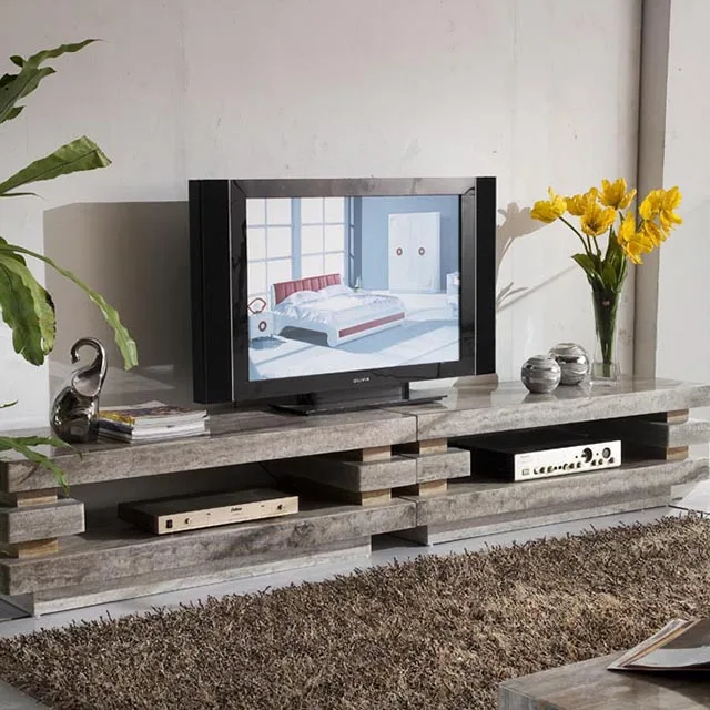 Pietra Grey мраморная каменная Современная Подставка для телевизора