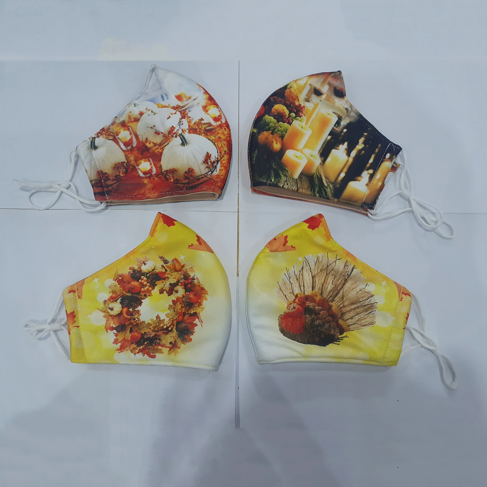 Модный Рождественский чехол для лица из полиэстера и хлопка многоразовая мягкая удобная 3D-печать индивидуальный дизайн