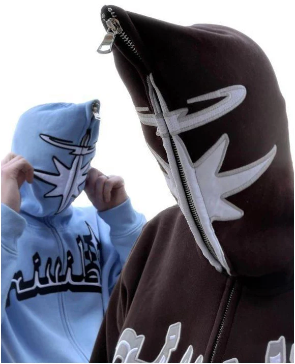 Manufacturer hot sales thick cotton plain blank zip up jacket OEM custom logo embroidered full face zip hoodie