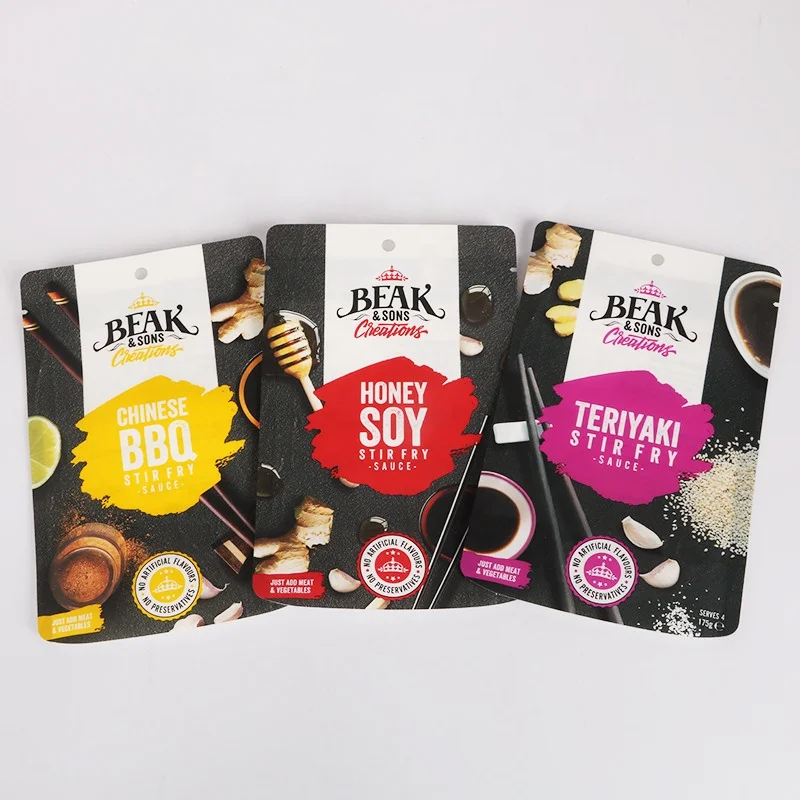 mini bag seasoning powder flour condiment soup spice packaging bag plastic sauce bag