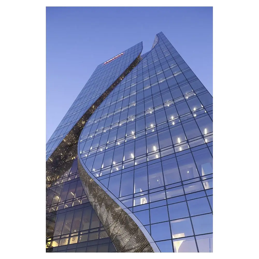 carved/column/perforated/screen/solid panel Aluminium curtain Wall
