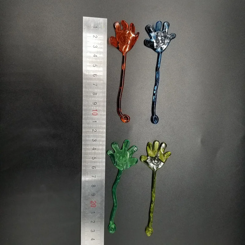 Novelty Gift Fun Jokes Children Kids Sticky Hands Palm Elastic Sticky Slap Hands Palm Toy Party Favors Random