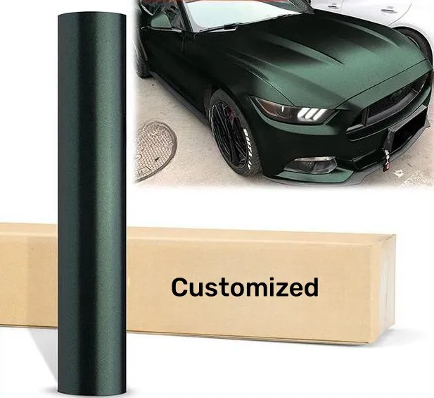 Wholesale Auto Wrap Vinyl Roll Chameleon Green Car Paint Color Wrapping Film