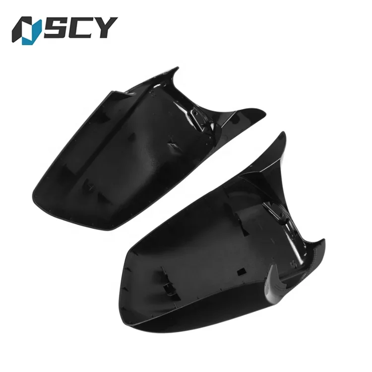 Mirror Cover For BMW 5 Series F10 F11 2011-2013 ABS Gross Black Rearview Mirror Cover