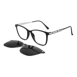 2022 new fashionable cat eye sunglasses men women tr90 frames with metal legs polarized magnetic clip on glasses sun glasses