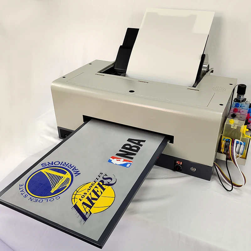 Ocbestjet ZYJJ-1800 DTF цифровой футболка текстильной печати под давлением и температурой ПЭТ-пленка A3 принтер для EPSON XP-600 печатающей