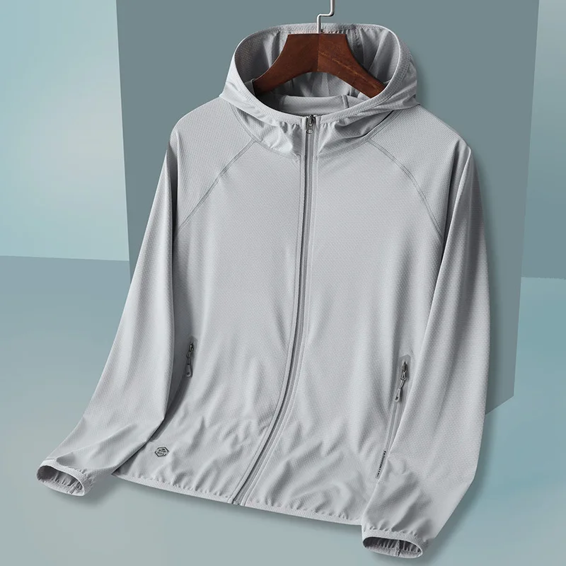 2023 summer new anti-uv sun protection clothing beach cover up outdoor sports unisex fishing wear breathable hooded rash guard