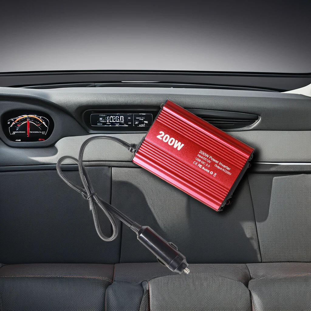 150W car inverter USB charging current QC3.0  12V DC to 220V AC car adapter Renewable energy car inverter