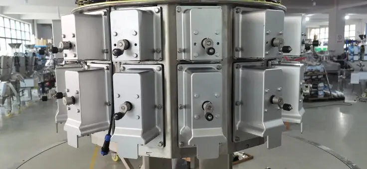 14 head multihead weigher packaging machine snack food automatic packing weigher