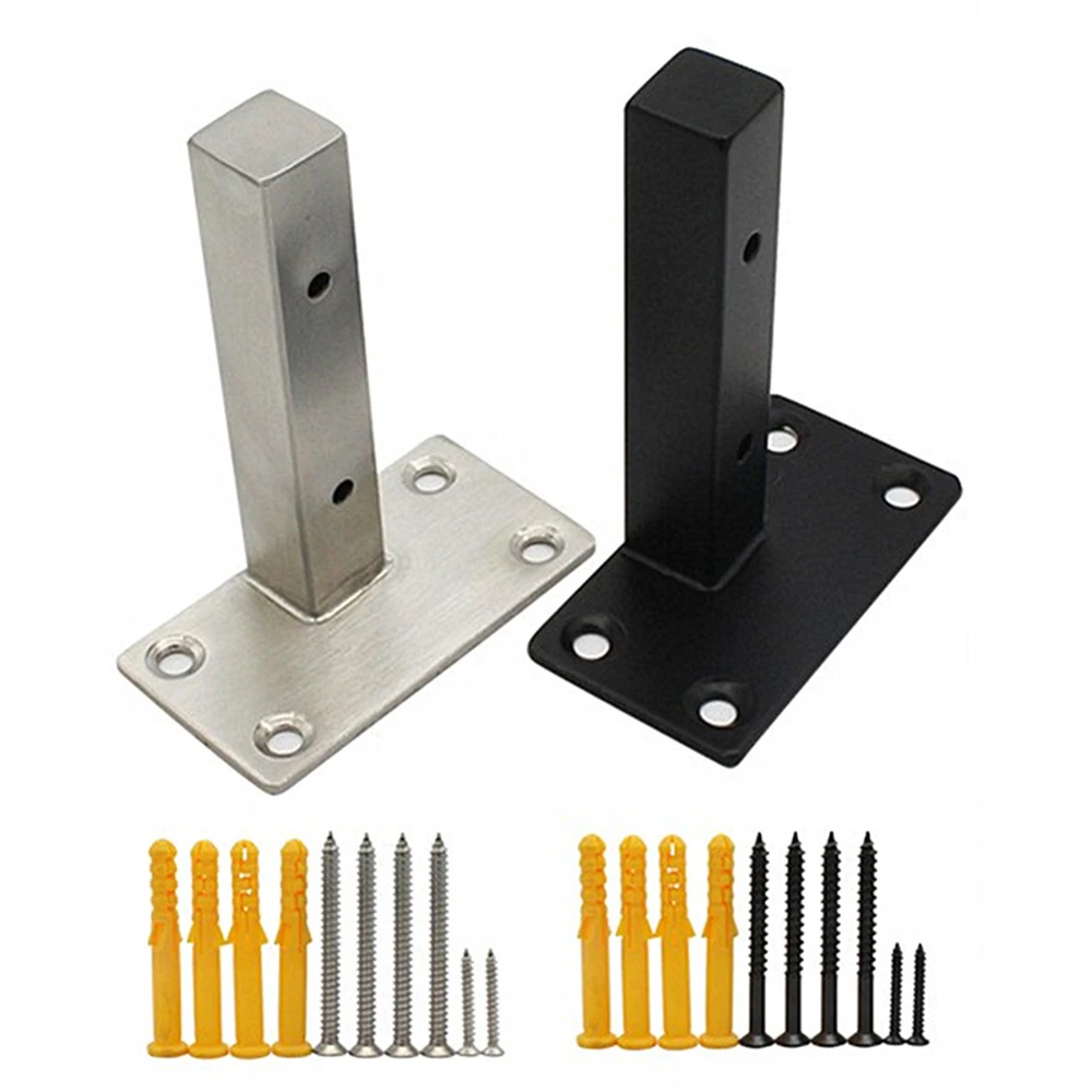 Zfyl MB-05 Heavy duty Настенный монтажный кронштейн трубы квадратного сечения из нержавеющей стали кронштейны для полок