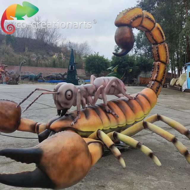 Zoo Festival Theme Animal Outdoor Decoration Animatronic Scorpion Model