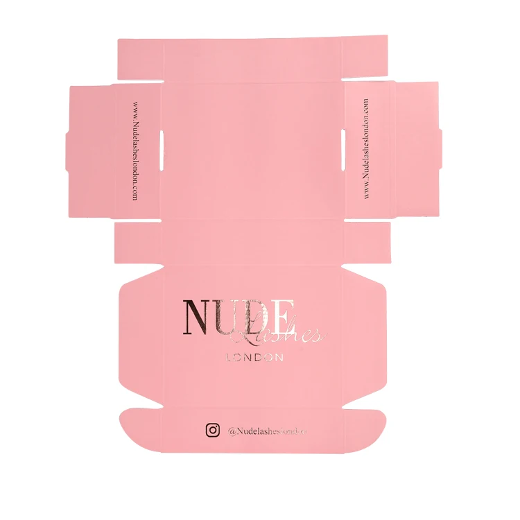 Лакированная коробка с логотипом на заказ Бумажный Косметический гофрокард небольшая доставка деловая cosmet