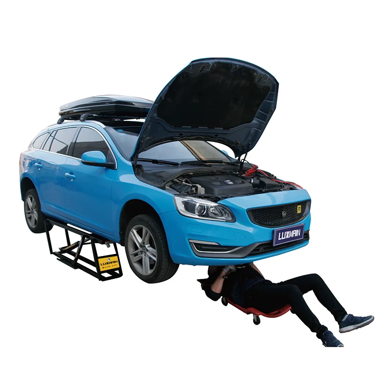 3500kg CE Vehicle Electric Hydraulic Tilting Small Auto Lifts MINI scissor lifter Mobile portable quick car lift