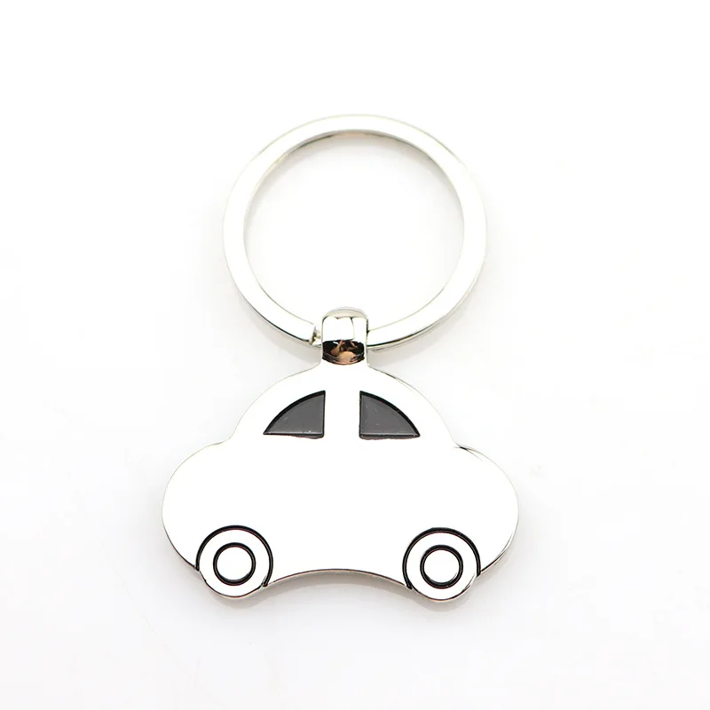 Creative Gifts Auto Metal Turbo Gear Hub Pendant Brake Disc Shock Absorber Bulk Key Chain Ring Blank Metal Car Shaped Keychain