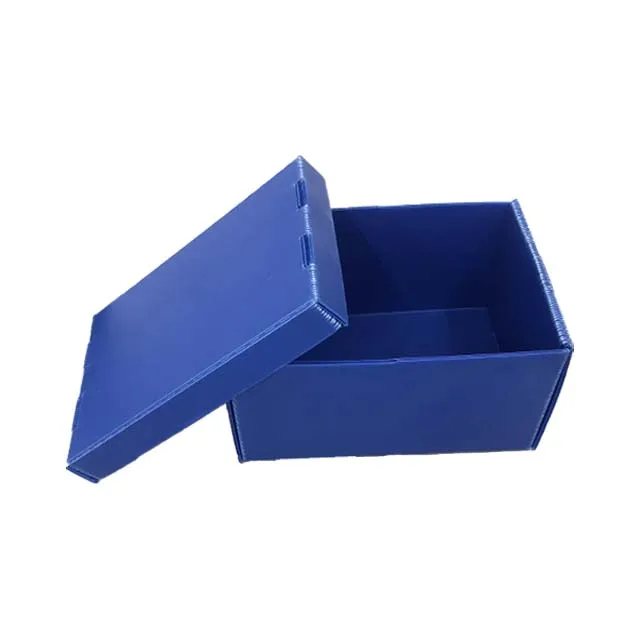 Factory Sale Customized Size Shape White PP Corrugated Plastic Box Storage Container With Lid