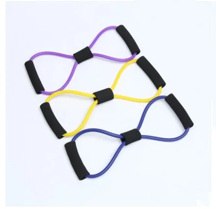 
Fitness Equipment Tube Workout Figure 8 Toner Resistance Exercise Tube Band 