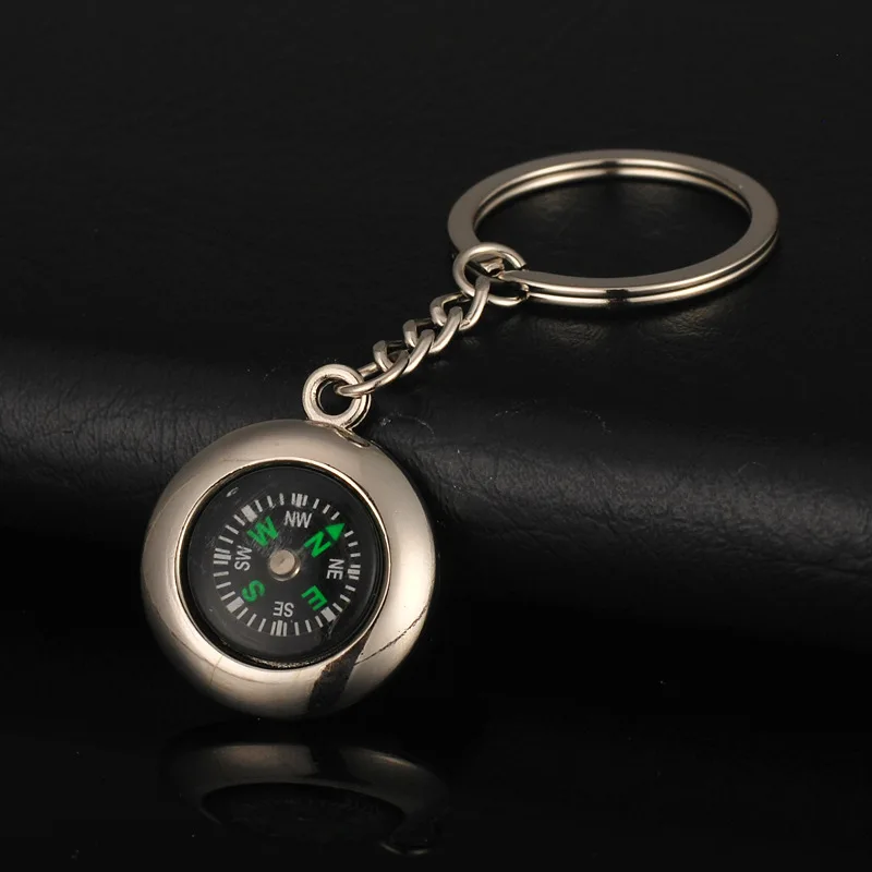 Creative Navigation Rudder Star Compass Keychains multifunction Bottle opener Compass Keyring Zinc Alloy Metal Key chains custom