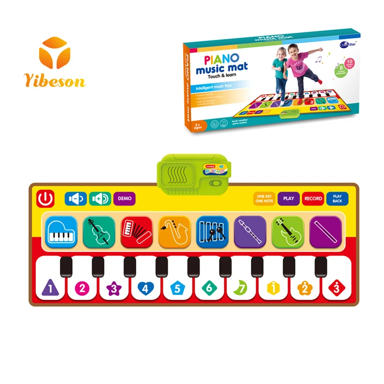 Large Size Music Toys Active Dancing Playing Musical Electric Piano Mats For Girls