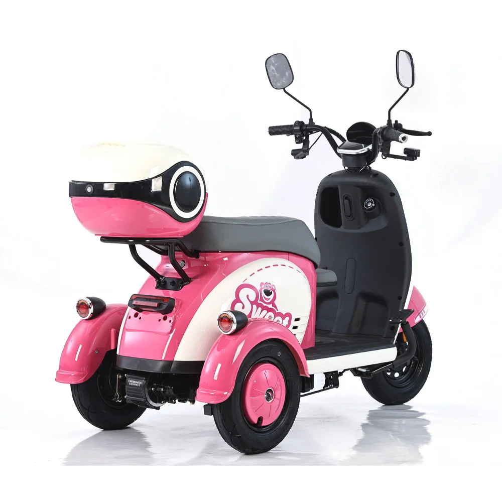 Wholesale 600W Electric Tricycle Bike Long Range Adults Electric Bicycle 3 Wheels Electric Scooter