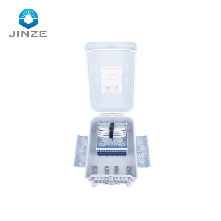 24 Ports FDB/FTB Indoor/outdoor Fiber Distribution Box Fiber Terminal Box Ftth Distribution Box PC ABS Grey or Black