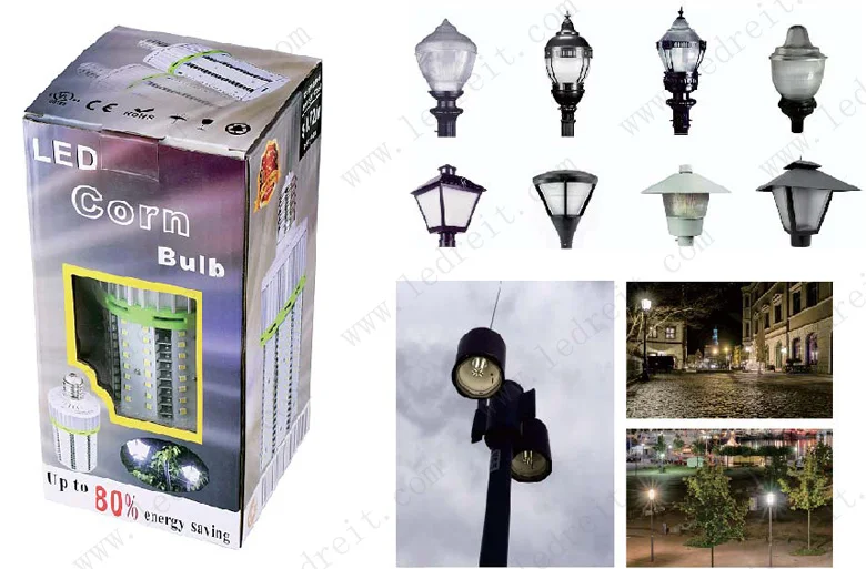 Outdoor Street Area Lighting 150lm/w 8W 9W 10W 12W 15W 20W 30W 40W 50W 60W 80W 100W 120W 150W 180W 200W 240W e27 led corn lamp