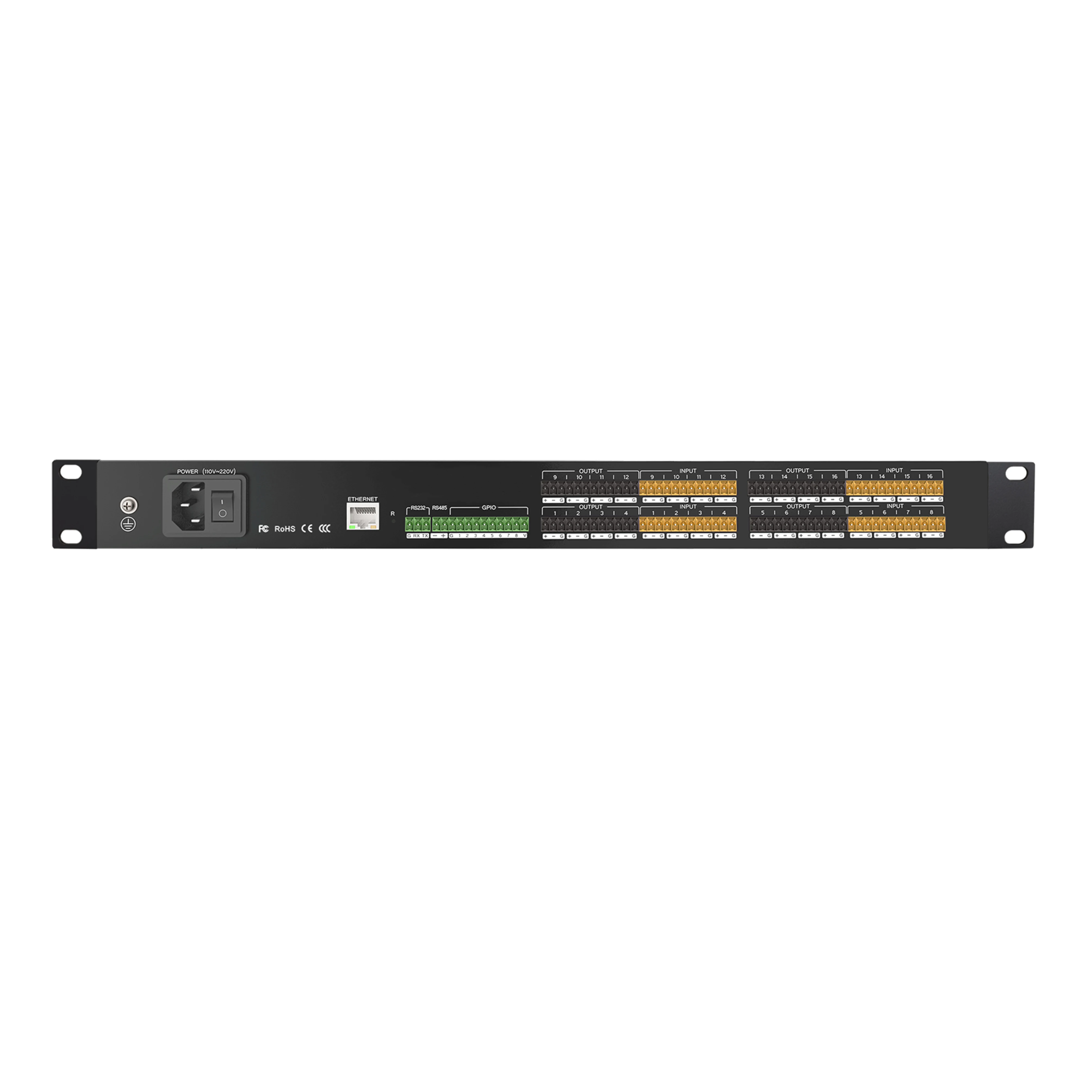 Original manufacturer RS232/RS485 DSP audio procesor for cultural center