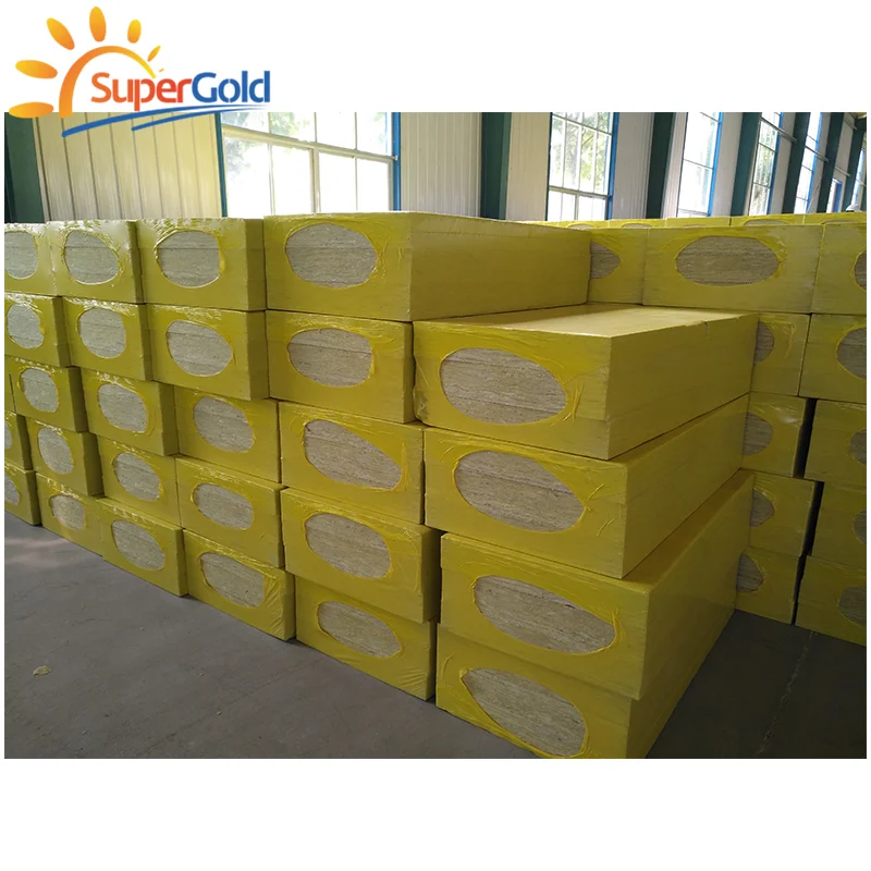 Mineral basalt rock wool insulation board rock wool composite board